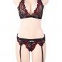 Sexy Red Lace Bra Set