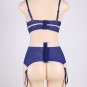 Plus Size Longline Beige Lace Bra Set