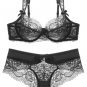 Sexy Thin Transparent Lace Bra Set