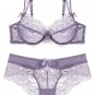 Sexy Thin Transparent Lace Bra Set