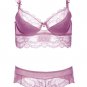 Red Color Floral Lace Lingerie Push up Bra Sets