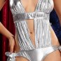 Metallic Monokini Romper