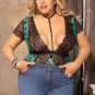 Exquisite Lace Choker Neck Teddy