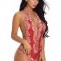 Alessa Plunge Lace Teddy