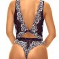 Natalia Plunging Lace Teddy