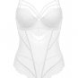 Mesh and Lace Criss-Cross Teddy