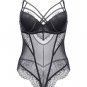 Mesh and Lace Criss-Cross Teddy