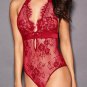 Black Cut-Out Exquisite Lace Teddy