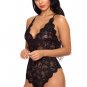 Midnight Infatuation Lace Romper