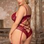 Beauty In All Velvet Lace Teddy