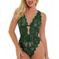 Stretch Lace Deep Plunge Teddy