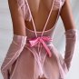 Pink Try Again Mesh Teddy and Skirt Set