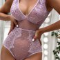 Wholesale Lace Sexy V neck Conjoined Underwear Teddy
