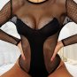 Net Your Babe Long Sleeve Teddy