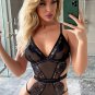 Contrast Lace Teddy Bodysuit