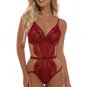 Contrast Lace Teddy Bodysuit