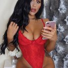 Heart Lacing Thong Teddy