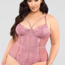 Plus Size Suzette Lace Teddy