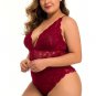 Plus Size Main Attraction Lace Teddy