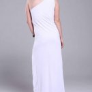 White Cut-out Long Gown Lingerie