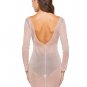 Women's Sexy Perspective Long Sleeve Bodycon Dress