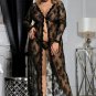 Black Delicate Lace Gown