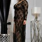Black Delicate Lace Gown