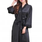 Elegant Satin Long Sleeves Kimono Robe