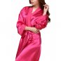 Elegant Satin Long Sleeves Kimono Robe