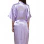 Maid of Honor Satin Kimono Robe with Gold Glitter