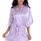 Mother Of The Bride Satin Kimono Robe With Rhinestone