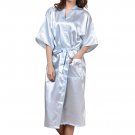 Long Satin Kimono Robe Wedding Robe Mother of The Bride Robe