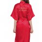 Long Satin Kimono Robe Wedding Robe Mother of The Bride Robe
