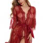 Sassy Attitude Eyelash Lace Robe