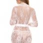 Sassy Attitude Eyelash Lace Robe