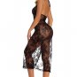 Two Piece Spanish Rose Lace Long Dress