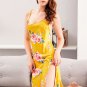 Satin Criss-Cross Flowers Dress