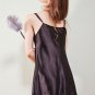Satin Black Babydoll and Robe Set