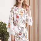 Floral Satin Robe