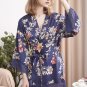 Floral Satin Robe