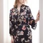 Floral Satin Robe