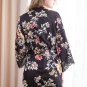 Floral Satin Robe