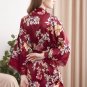 Floral Satin Robe