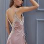 Lace Overlay Satin Chemise