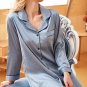 Satin Button Down Sleep Shirt