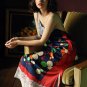 Long Satin and Chiffon Robe