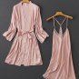 Satin Chemise and Robe Set