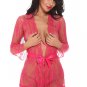 Floral Lace Short Robe