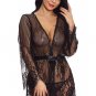 Luna Striped Robe Set