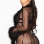 Softest Touch Fluff Mesh Robe